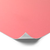 Blassrosa und pfirsichfarbener Verlauf Poster (Ecke)