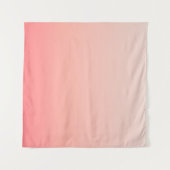 Blassrosa und pfirsichfarbener Verlauf Wandteppich (Vorderseite (Horizontal))