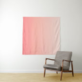 Blassrosa und pfirsichfarbener Verlauf Wandteppich (Beispiel (Horizontal))