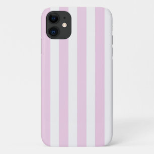 Blassrosa und weiße Bonbonstreifen Case-Mate iPhone Hülle