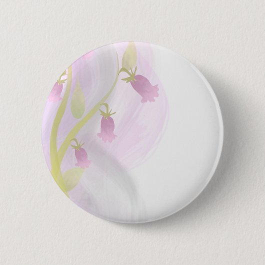 Blassrosa Wasserfarben-Wash Button (Vorderseite)