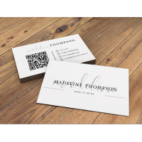 Blasssilber-Graue Kalligraphie-Script QR-Code