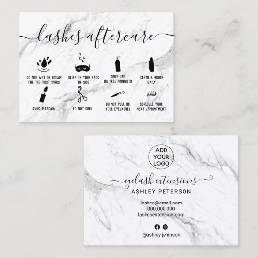 Blässt Nachbearbeitungsbilder mit schicker weißer Visitenkarte (Vorne/Hinten)