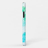 Blasstürkise Pastel Wild Blume iPhone 11 Fall Case-Mate iPhone Hülle (Hinten/Rechts)
