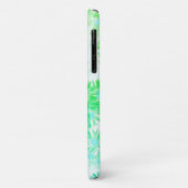 Blasstürkise Pastel Wild Blume iPhone 11 Fall Case-Mate iPhone Hülle (Hinten/Links)