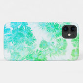 Blasstürkise Pastel Wild Blume iPhone 11 Fall Case-Mate iPhone Hülle (Rückseite (Horizontal))