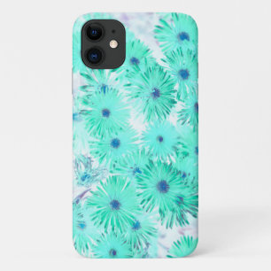Blasstürkise Pastel Wild Blume iPhone 11 Fall Case-Mate iPhone Hülle