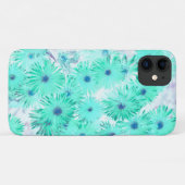 Blasstürkise Pastel Wild Blume iPhone 11 Fall Case-Mate iPhone Hülle (Rückseite (Horizontal))