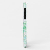 Blasstürkise Pastel Wild Blume iPhone 11 Fall Case-Mate iPhone Hülle (Hinten/Links)