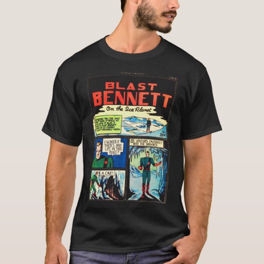 Blast Bennett auf dem Eisplaneten, Seite 7 T-Shirt (Vorderseite)