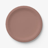 Blast-Bronze (Vollfarbe) Pappteller (Vorderseite)
