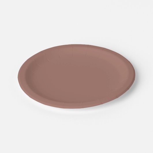 Blast-Bronze (Vollfarbe) Pappteller (Schrägansicht)