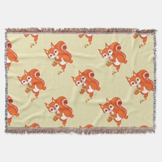 Bläst das hilfreiche Eichhörnchen Decke (Vorderseite)