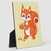 Bläst das hilfreiche Eichhörnchen Fotoplatte (Seite)