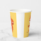 Bläst das hilfreiche Eichhörnchen Pappbecher (Rechts)