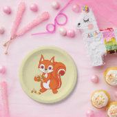 Bläst das hilfreiche Eichhörnchen Pappteller (Party)
