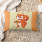 Bläst das hilfreiche Eichhörnchen um sich umzukehr Lendenkissen (Decke)