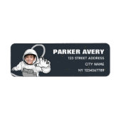 Blast Off Astronaut Foto Boy Geburtstag (Vorne)