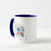 "Blast Off, Little Explorer - Rocket Tasse für My  (Vorderseite Links)