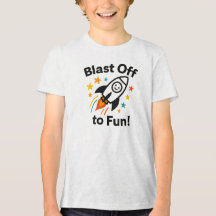 Blast Off to Fun Bold Space Graphic