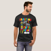 Blasting Off Into Fifth Grade  Back To School Boys T-Shirt (Vorne ganz)