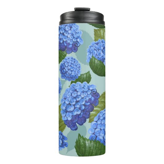 Blätenmuster Thermosbecher (Vorderseite)