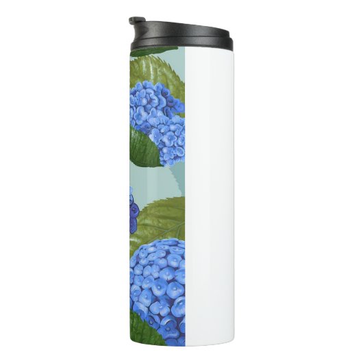 Blätenmuster Thermosbecher (Nach rechts gedreht)