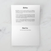 Blathers TCHS Thank You Karte (Innenseite)