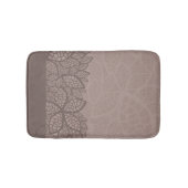 Blatmustergrenze und -hintergrund badematte (Vorderseite)