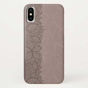 Blatmustergrenze und -hintergrund iPhone x hülle