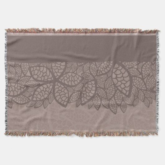 Blatmustergrenze und -hintergrund decke (Vorderseite)