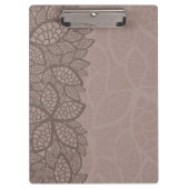 Blatmustergrenze und -hintergrund klemmbrett (Vorderseite)
