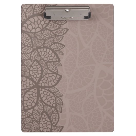 Blatmustergrenze und -hintergrund klemmbrett (Vorderseite)