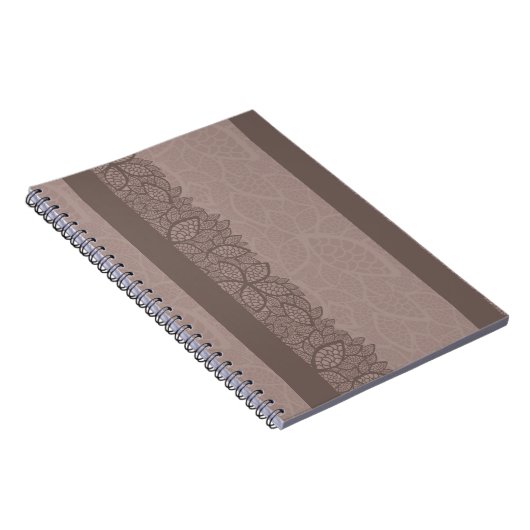 Blatmustergrenze und -hintergrund notizblock (Rechte Seite)