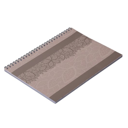 Blatmustergrenze und -hintergrund notizblock (Linke Seite)