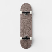 Blatmustergrenze und -hintergrund skateboard (Vorderseite)