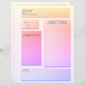 Blatt (Vorne/Hinten)