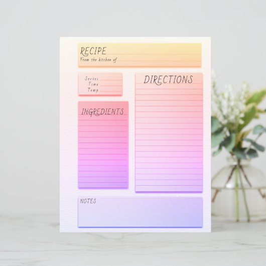 Blatt (Stehend Vorderseite)