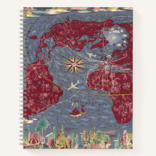 Blatt 1-8: Air France Notizblock