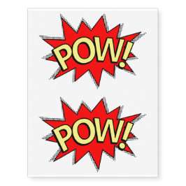 Blatt 2 Extra Large POW! Superhero Comic Book