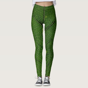 Blatt-Ader-Leggings Leggings