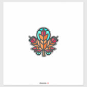 Blatt Aufkleber (Blatt)