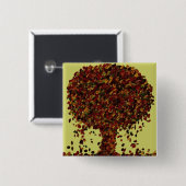 Blatt-Baum-Button Button (Vorne & Hinten)