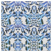 Blatt Blau Gerollt Stoff (Nahaufnahme)