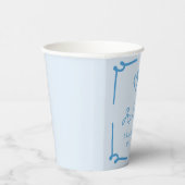 Blatt Blue Heart Brautparty Papier Cups Pappbecher (Rechts)