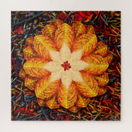 Blatt-Blumen-Schalter Puzzle
