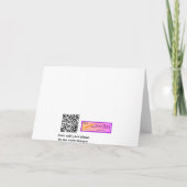 Blatt Candy Mais Halloween Template Karte (Rückseite)