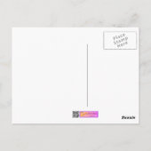 Blatt Candy Mais Halloween Template Postkarte (Rückseite)