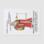 Blatt des Weihnachtsgeschenks Seidenpapier (Vorderseite)