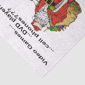 Blatt des Weihnachtsgeschenks Seidenpapier (Ausschnitt)